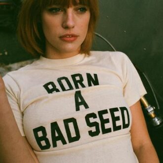 Дамска Тениска Born a bad seed