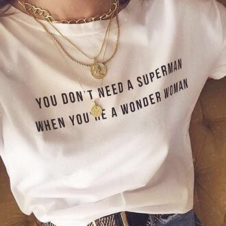Дамска тениска You don’t need superman when you are a wonder woman
