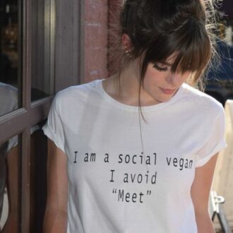 Дамска Тениска Social Vegan