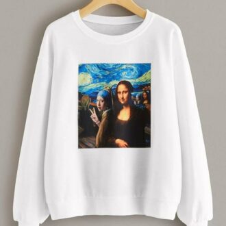 Дамска Блуза Mona Lisa Selfie DTG