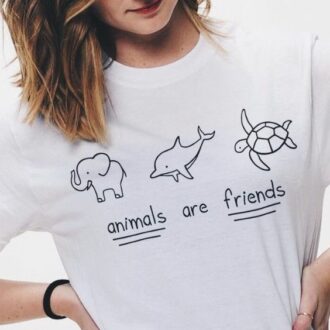 Дамска Тениска Animals Are Friends