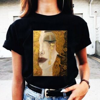 Дамска тениска Freya's tear Gustav Klimt