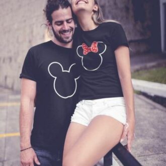 Тениски за двойки Minnie & Mickey