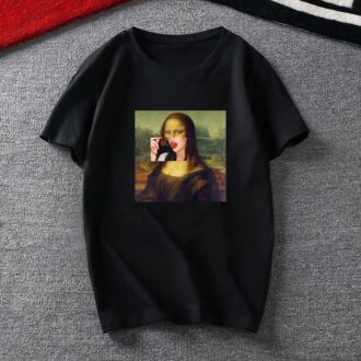 Мъжка Тениска Mona Lisa Cherry DTG