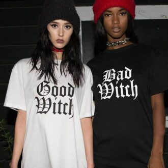 Тениски за приятелки Good Witch, Bad Witch
