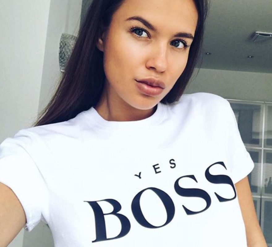 Дамска Тениска Yes Boss*new
