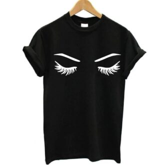 Дамска Тениска Eyelashes*black