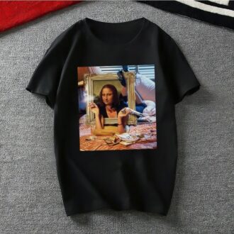 Дамска Тениска Mona Lisa & Pulp Fiction 2 DTG