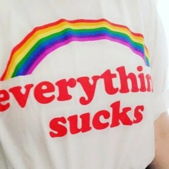 Дамска Тениска Everything Sucks DTG