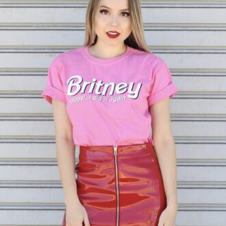 Дамска Тениска Britney... Oops I Did It Again*pink