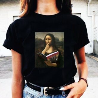 Дамска тениска Mona Lisa reading