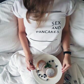 Дамска Тениска Sex and Pancakes