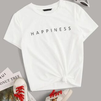 Дамска Тениска Happiness*white