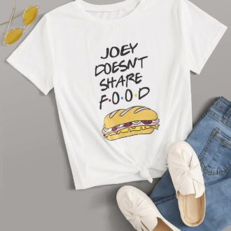 Дамска Тениска Joey Doesn’t Share Food DTG