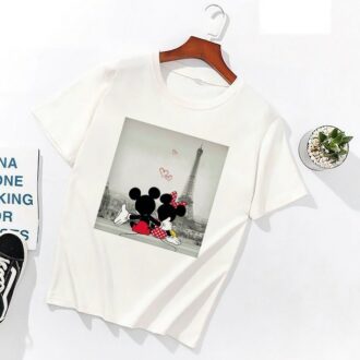 Дамска тениска Mickey&Minnie Paris DTG