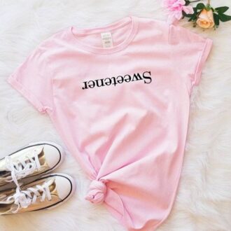 Дамска тениска Sweetener*pink