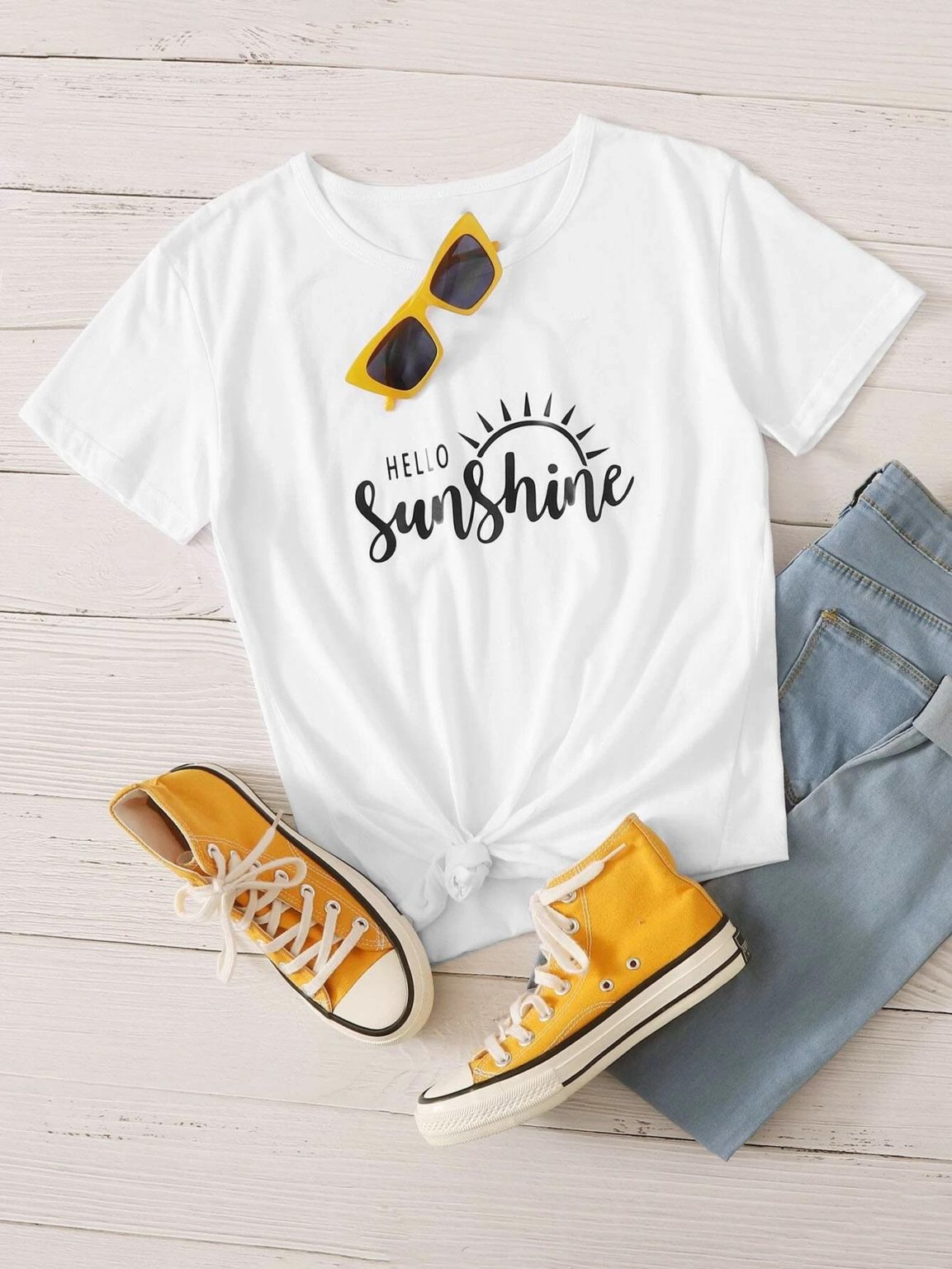 Дамска тениска Hello Sunshine