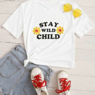 Дамска тениска Stay Wild Child