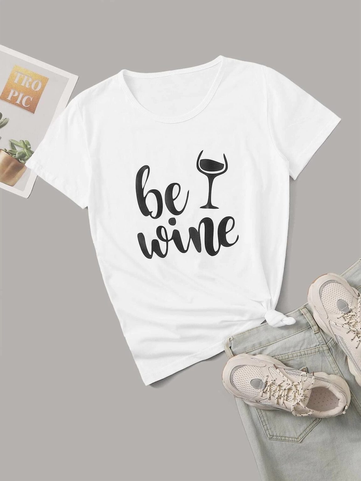 Дамска тениска Be Wine