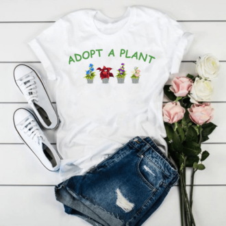 Дамска Тениска Adopt A Plant DTG