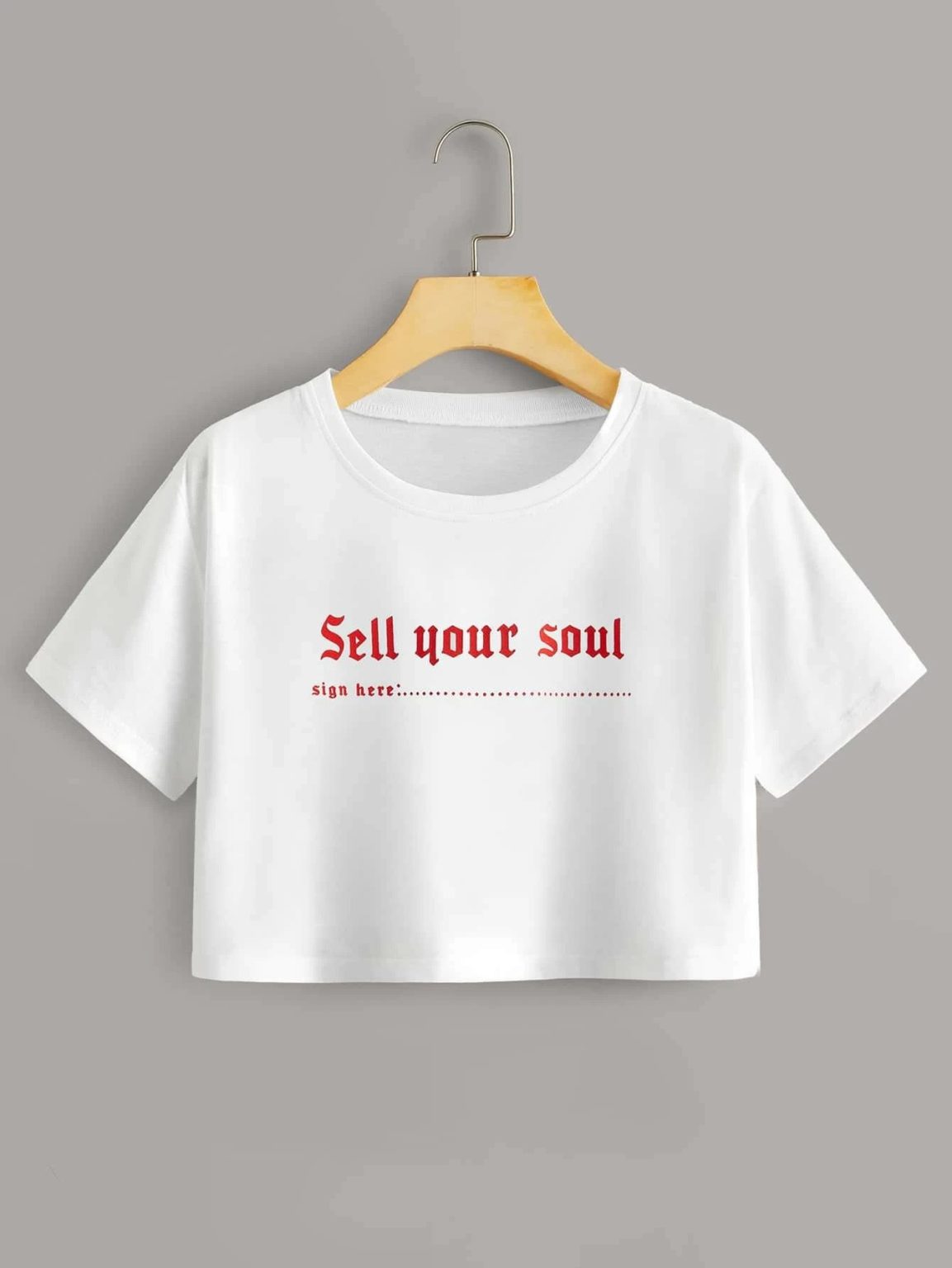 Кроп Топ Sell Your Soul