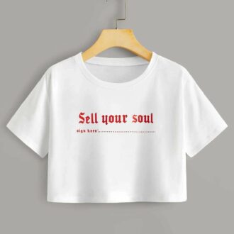 Кроп Топ Sell Your Soul