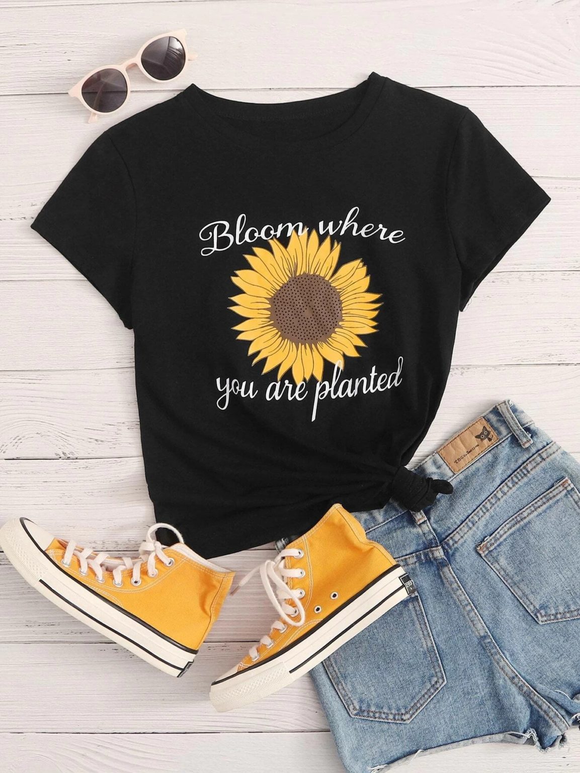 Дамска Тениска Bloom Where You Are Planted DTG
