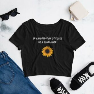 Кроп Топ Be A Sunflower DTG