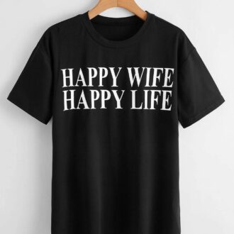 Мъжка тениска Happy Wife
