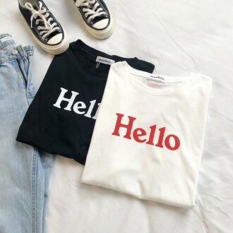 Дамска тениска Hello