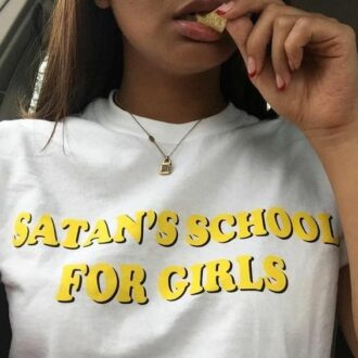 Дамска тениска Satan's School