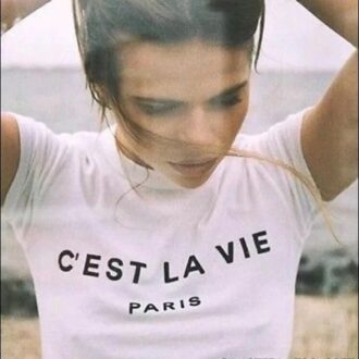 Дамска тениска C'est La Vie Paris