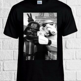 Мъжка Тениска Star Wars Selfie DTG
