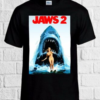 Мъжка Тениска Jaws 2 DTG