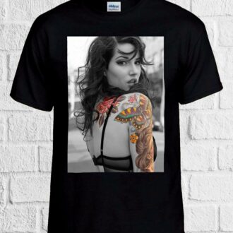 Мъжка Тениска Tattoed Girl DTG