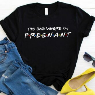 Дамска тениска The One Where I'm Pregnant