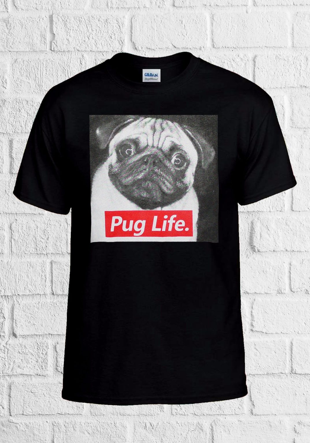 Мъжка Тениска Pug Life DTG