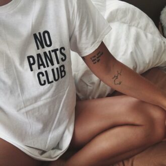 Дамска тениска No Pants Club*little left side