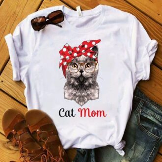 Дамска тениска Cat Mom DTG