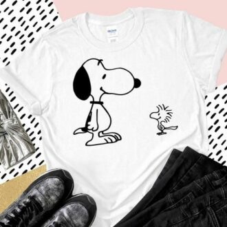 Дамска тениска Snoopy and Woodstock