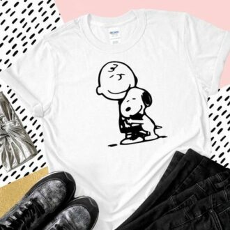 Дамска тениска Snoopy and Charlie Brown