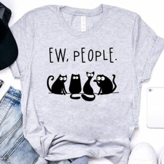 Дамска тениска Ew, People / Cats