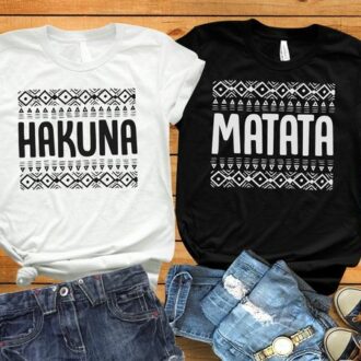 Тениски за приятелки Hakuna Matata