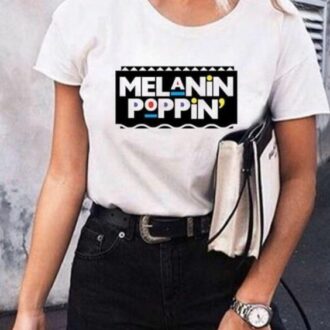Дамска тениска Melanin Poppin DTG