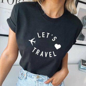 Дамска тениска Let's Travel