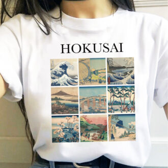 Дамска тениска Hokusai DTG