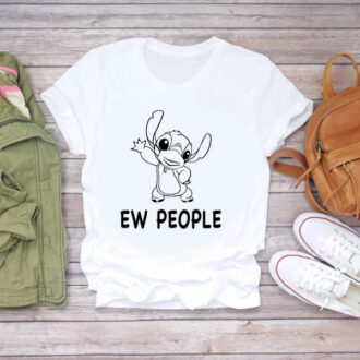 Дамска тениска Ew People / Stitch