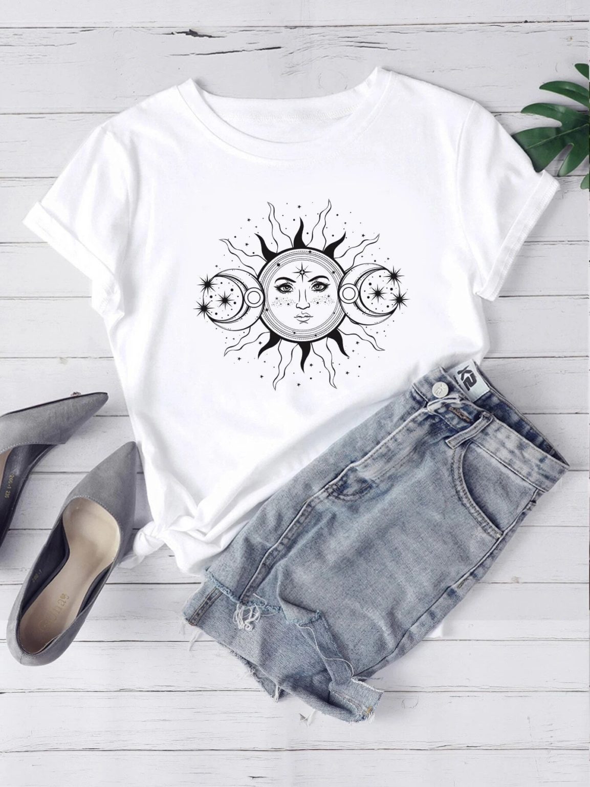 Дамска тениска Sun & Moon 2 DTG