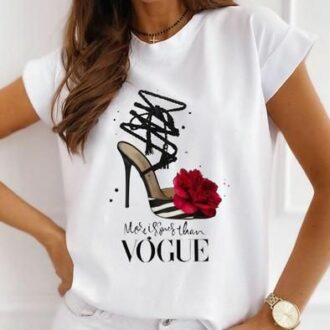 Дамска тениска Vogue / Heels 2021 DTG