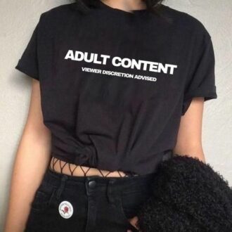 Дамска тениска Adult Content